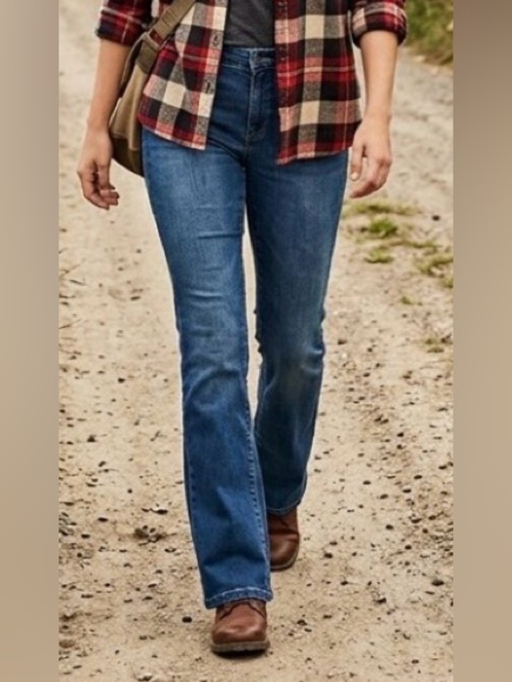 Sonoma Dark Indigo Flare Jeans
